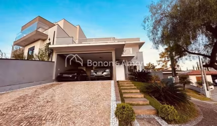 Sobrado Contemporâneo à Venda em Condomínio de Valinhos/SP com Piscina e Área Gourmet