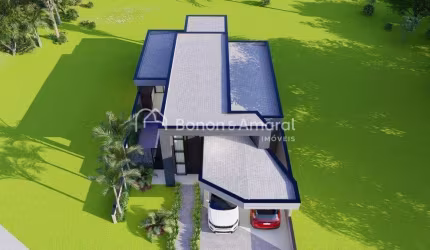 Casa Térrea com 3 suítes e piscina no Terras da Estância - Paulínia