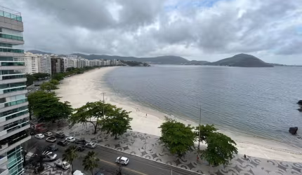 MARAVILHOSO APARTAMENTO DE FRENTE PARA PRAIA DE ICARAI COM VISTA LIVRE E, VISTA PARA O MAR!