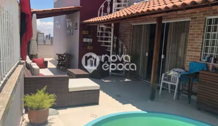 Apartamento com 4 quartos à venda na Rua Borda do Mato, Grajaú, Rio de Janeiro, 178 m2 por R$ 1.100.000
