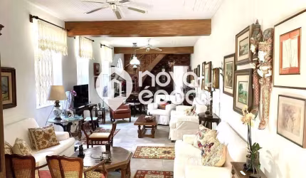 Casa em condomínio fechado com 5 quartos à venda na Rua das Acácias, Gávea, Rio de Janeiro, 296 m2 por R$ 4.000.000