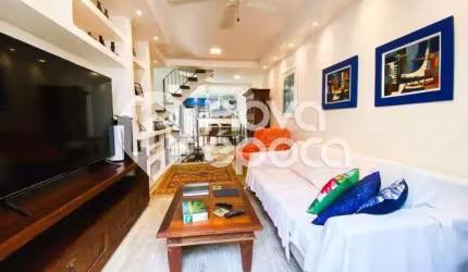 Casa em condomínio fechado com 3 quartos à venda na Rua Dona Mariana, Botafogo, Rio de Janeiro, 183 m2 por R$ 1.900.000
