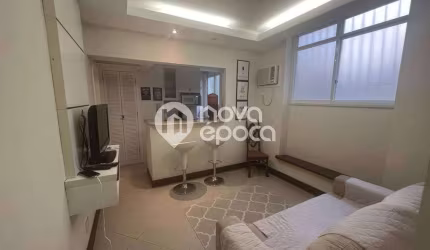 Apartamento com 1 quarto à venda na Avenida Bartolomeu Mitre, Leblon, Rio de Janeiro, 47 m2 por R$ 1.040.000