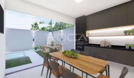 Casa de luxo com 4 suítes no Condomínio Village Damha II em São Carlos