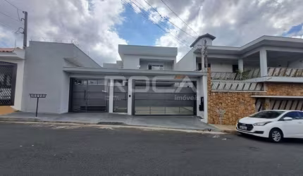 Sobrado de luxo à venda no Jardim Brasil, São Carlos - 4 suítes e área de lazer.
