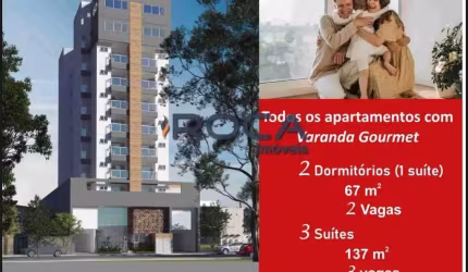 Apartamento de 2 dormitórios à venda no Jardim Paraíso, São Carlos