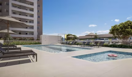 APARTAMENTO 2 DORMITÓRIOS, EM BEACH CLUB NO CENTRO DE PENHA SC.