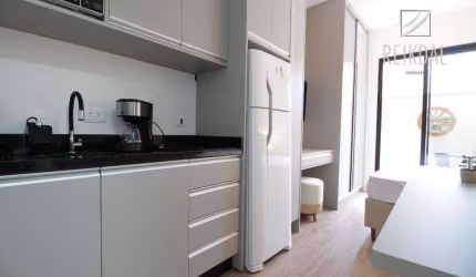 Apartamento Garden com 1 dormitório para alugar, 29 m² por R$ 3.000/mês - Portão - Curitiba/PR