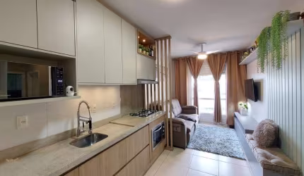 Apartamento para Venda em Palhoça, Praia de Fora, 2 dormitórios, 1 banheiro, 1 vaga