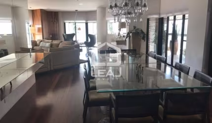 Apartamento para Locação Mobiliado no Panamby, 430 m²,  com 4 Suítes, 4 Vagas, Varanda com Piscina