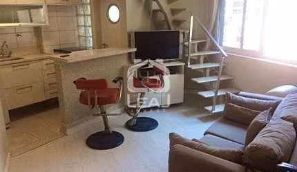 Apartamento mobiliado à venda possui 45m2 com 1 dormitório no valor de R$ 795.000,00 - Vila Nova Co