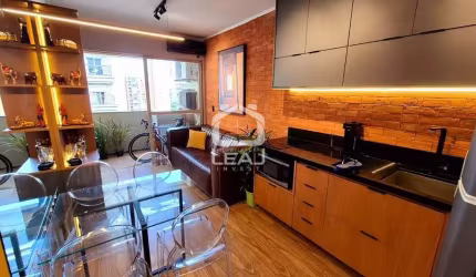 Apartamento Mobiliado à Venda, Moema/Vila Uberabinha, 33 m², 1 Dormitório, 1 Vaga, Ar Condicionado