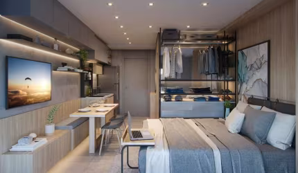 Studio para venda com 1 quarto, 19m²