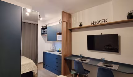 Studio para locação com 1 quarto, sendo 1 suíte, 28m²
