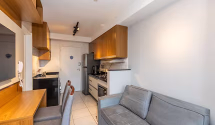Apartamento tipo para venda com 1 quarto, sendo 1 suíte, 28m²