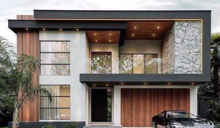 Viva o Luxo: Casa à Venda na Planta no Condomínio Residencial Falcão