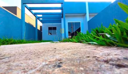 LINDA CASA NOVA COM TERRENO EM RUA SEM SAÍDA