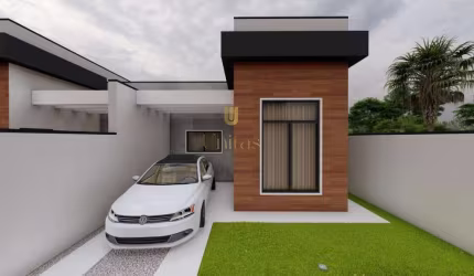 CASA NOVA COM ARQUITETURA MODERNA EM SÃO JOSÉ DOS PINHAIS