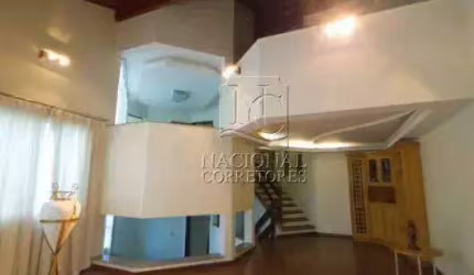 sobrado semi mobiliado com 4 dormitórios, 394 m² - Vila Floresta - Santo André/SP
