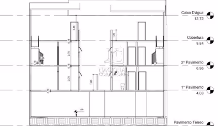 Cobertura com 3 dormitórios à venda, 178 m² por R$ 1.050.000 - Campestre - Santo André/SP