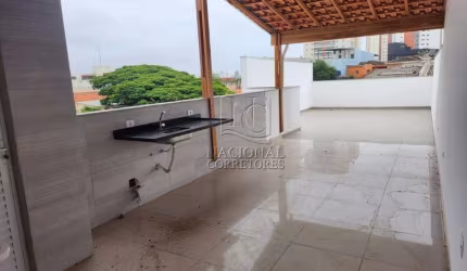 Cobertura à venda na Vila Valparaiso, 38,21+38,21m² - R$ 460.000,00