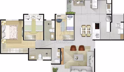 Apartamento com 3 dormitórios à venda, 92 m² por R$ 930.000,00 - Campestre - Santo André/SP