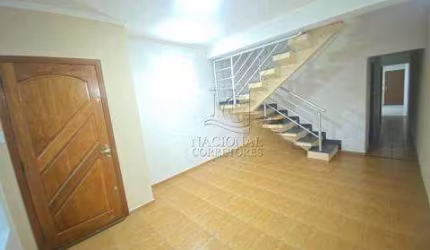 Sobrado com 3 dormitórios, 176 m² - venda por R$ 585.000,00 ou aluguel por R$ 2.950,00/mês - Vila Junqueira - Santo André/SP