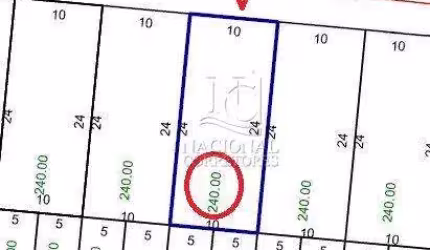 Terreno à venda, 240 m² por R$ 340.000,00 - Jardim Santo André - Santo André/SP