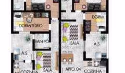 Cobertura Sem Condomínio à venda, 2 quartos, 1 suíte, 1 vaga, Parque das Nações - Santo André/SP