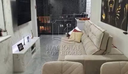 Apartamento com 3 dormitórios à venda, 74 m² -Bairro Campestre - Santo André/SP