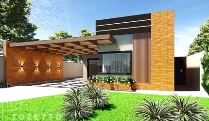 Casa com piscina e espaço gourmet!