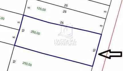 Terreno à venda, 250 m² por R$ 415.000,00 - Parque Capuava - Santo André/SP