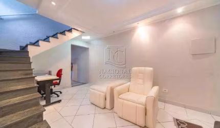 Sobrado com 4 dormitórios para alugar, 172 m² por R$ 4.556,36/mês - Vila Aquilino - Santo André/SP