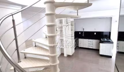 Cobertura com 1 dormitório à venda, 83 m² - Casa Branca - Santo André/SP