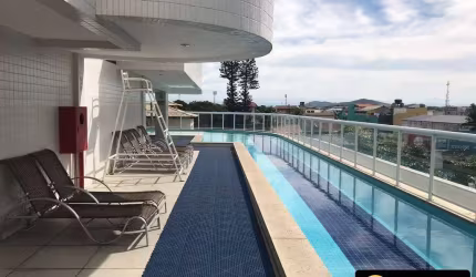 APARTAMENTO COM 02 QUARTOS, CONDOMÍNIO COM LAZER COMPLETO - CABO FRIO/RJ