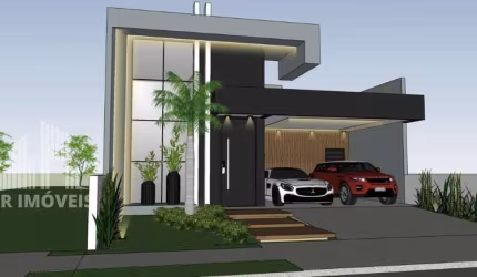 RR0168 LINDA CASA MODERNA A VENDA 190m² - CONDOMÍNIO ENGENHO VELHO - OPORTUNIDADE - 2 Suítes 4 Vagas - Nova Odessa, SP - Ótima Localização
