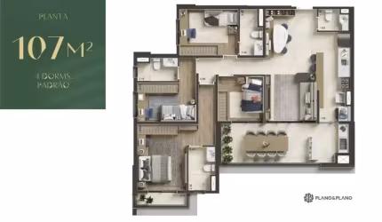 RR7913 Apartamento 107m² CONDOMÍNIO NID ALPHAVILLE - OPORTUNIDADE - 4 Dorms 2 Vagas - Barueri, SP - Ótima Localização - ALAMEDA ARAGUAIA