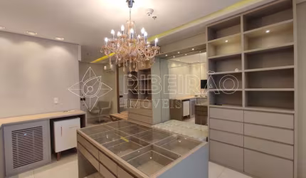 Sala comercial com mobília para locação no Edifício Neo Ribeirão