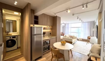 Apartamento no Condomínio Palacio W. Zarzur no Centro com 37m² 1 dormitório 1 banheiro