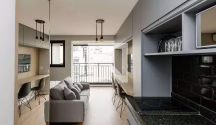 Apartamento à Venda - Santa Cecília, 1 Quarto,  27 m2