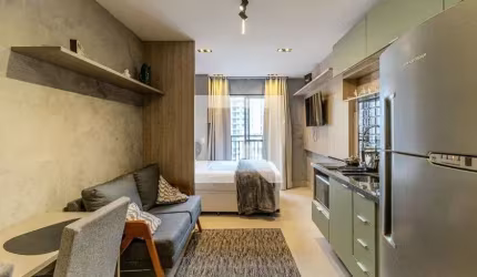 Apartamento à Venda - Santa Cecília, 1 Quarto,  26 m2