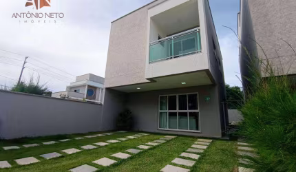 Casa em condomínio fechado com 3 dormitórios à venda, 105 m² por R$ 585.000 - Eusébio - Eusébio/CE
