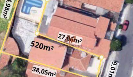 Terreno à venda, 520 m² por R$ 690.000,00 - Parangaba - Fortaleza/CE
