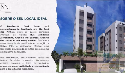 Cobertura para Venda em São José dos Pinhais, Boneca do Iguaçu, 2 dormitórios, 1 suíte, 2 banheiros, 2 vagas