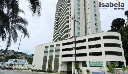 Excelente e impecável sala comercial duplex. Cobertura. por R$ 800.000 ou aluguel por R$ 4.770/mês - Valongo - Santos/SP