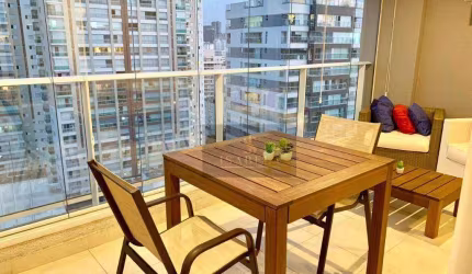 Apartamento Mobiliado com 1 dormitório para alugar, 50 m² por R$ 5.260/mês - Consolação - São Paulo/SP