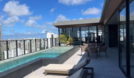 Studio à Venda no Corredor da Vitória, Andar Alto, Vista Mar - Salvador | 25,54 m²