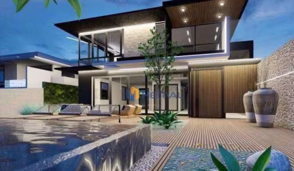 Sobrado alto padrão  com 5 suítes à venda, 454 m² por R$ 4.800.000 - Centro - Porto Rico/PR