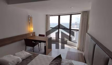 Flat com 1 Quarto na Beira Mar do Pina, Recife