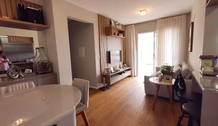 Apartamento, 2 quartos e 1 suíte, sacada com churrasqueira. Areias. São José.